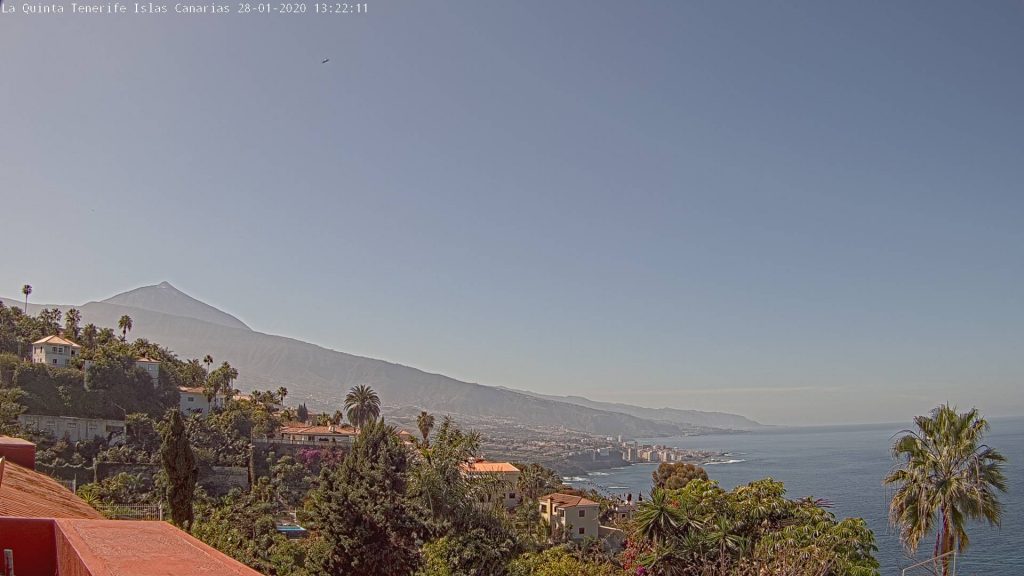 Teide View from La Quinta Webcam