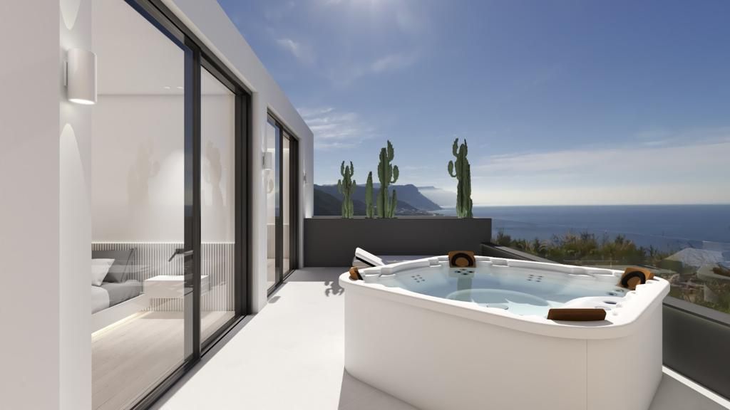 Modern loft with stunning ocean views